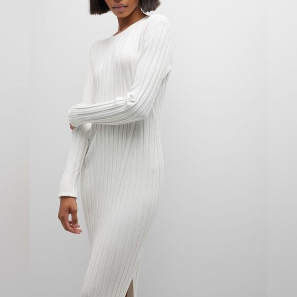✨NWT✨ - FRAME ribbed sweater dress in offwhite, size XL $498 RUNS SMALL!! - Picture 6 of 16